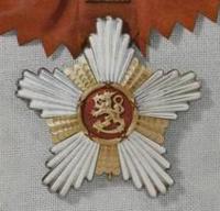 Большой Крест со Звездой Ордена Финского Льва