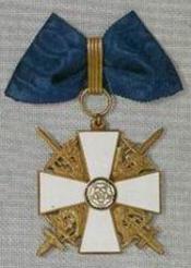  Командорский Знак ордена Финской Белой Розы с мечами