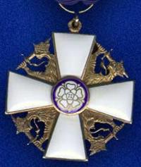Рыцарский Знак ордена Финской Белой Розы I-класса