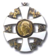 Большой крест ордена Словацкого Креста  (аверс)