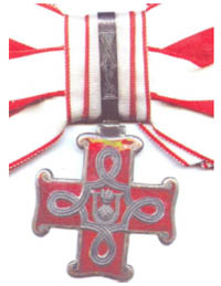 Большой крест ордена Заслуг для христиан (аверс)